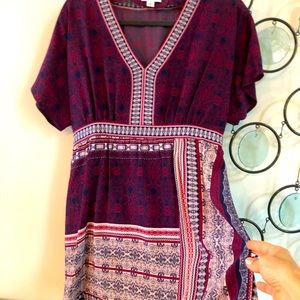 Silk boho tunic top from Garnet Hill